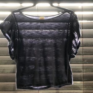 Cute Mossimo Supply Short Navy Tee